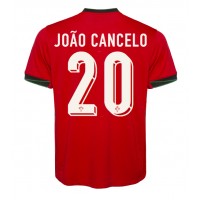 Camisa de Futebol Portugal Joao Cancelo #20 Equipamento Principal Europeu 2024 Manga Curta